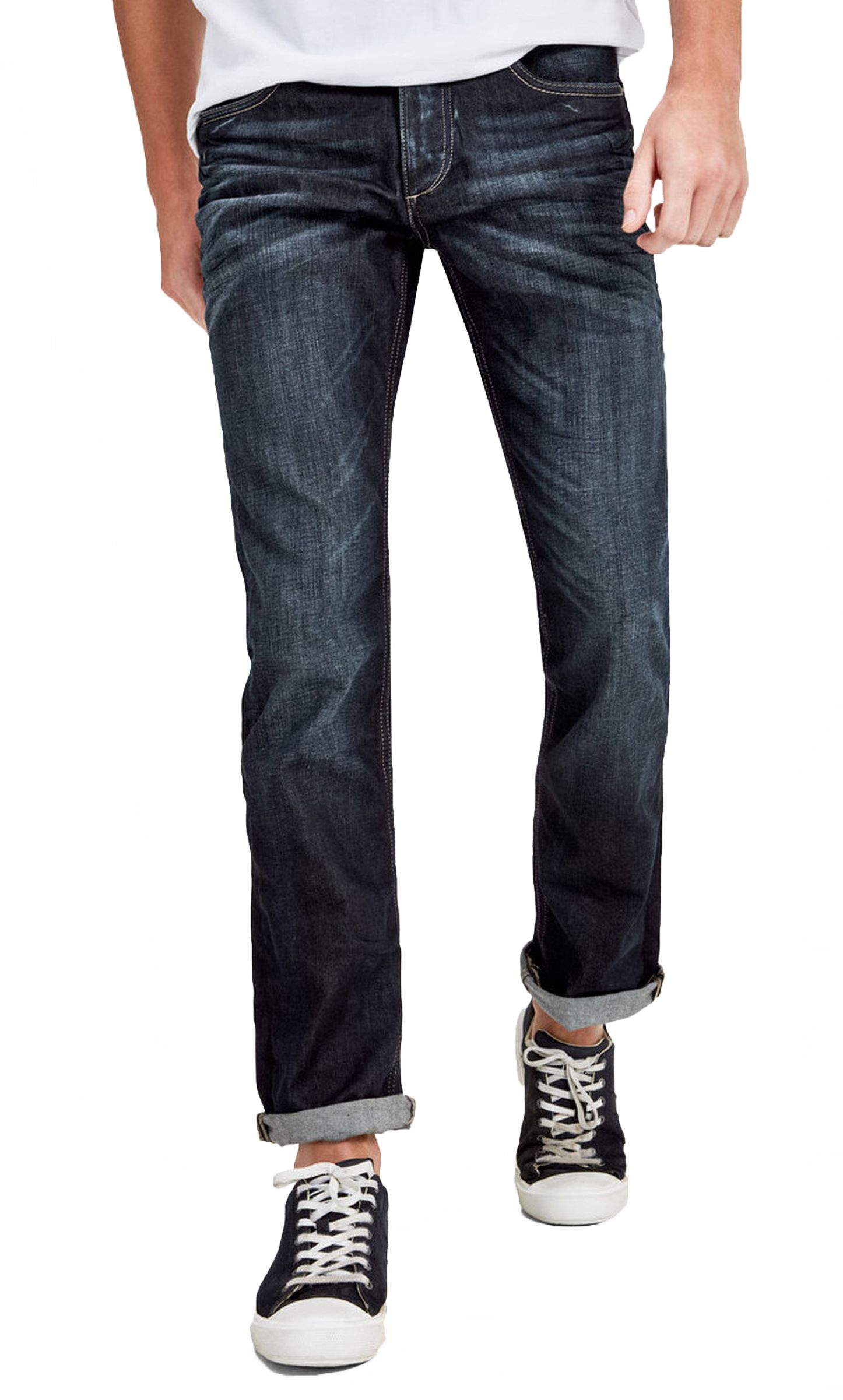 Regenjas Vervelend Beangstigend Jack & Jones Clark Original Slim Fit Denim Jeans Dark Blue | Jean Scene