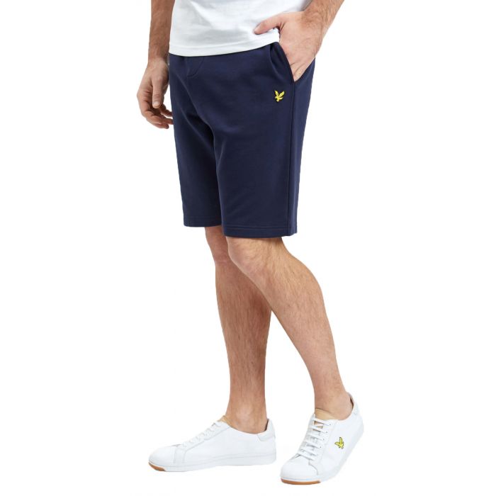 gym and workout clothes Sweatshorts Lyle & Scott Cotton Sweat Shorts in Navy Blue Mens Clothing Activewear for Men 