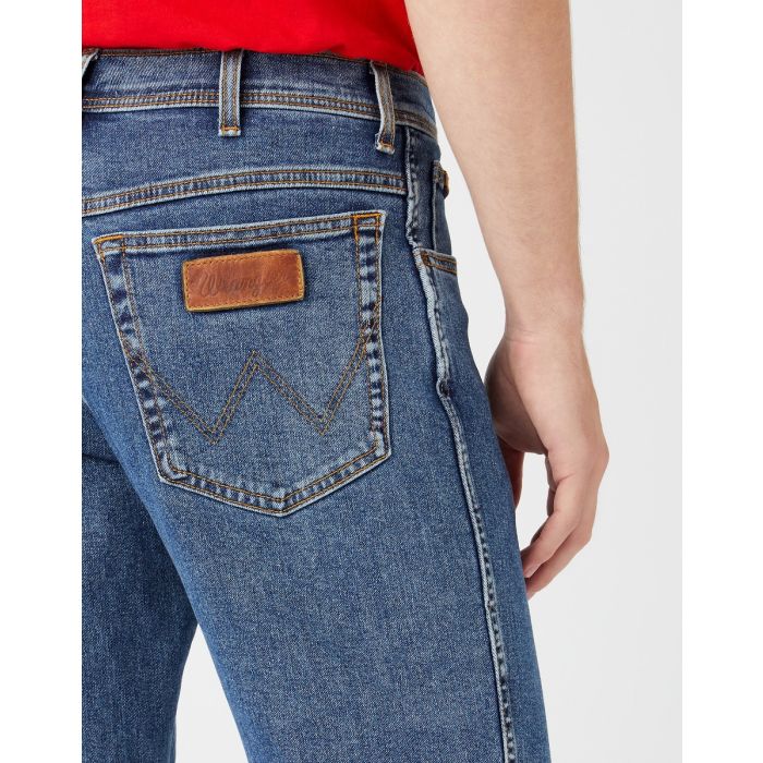 Wrangler Texas Stretch Denim Jeans Stonewash Blue | Jean Scene