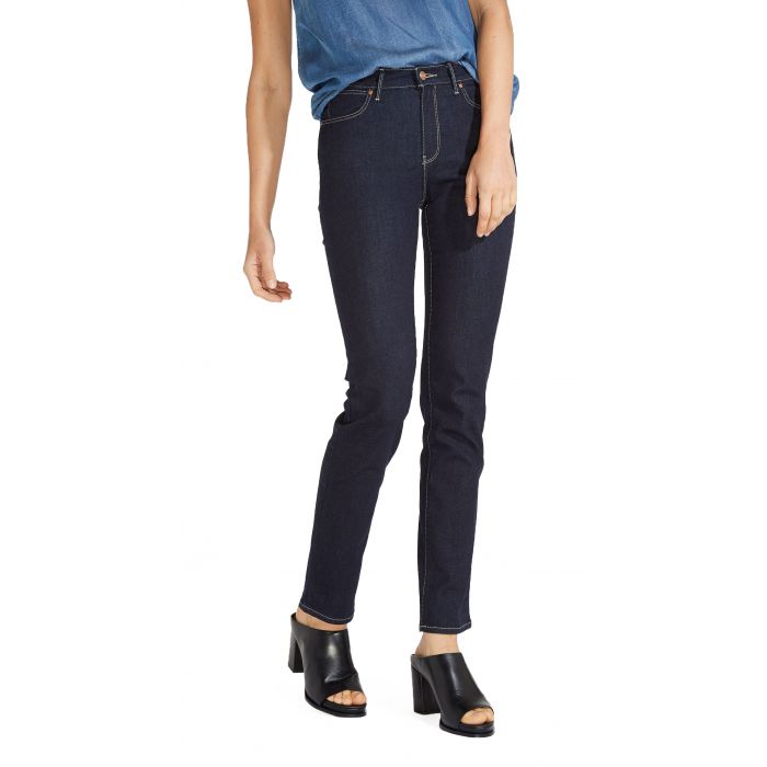 Wrangler High Slim Women's Slim Stretch Jeans Rinsewash | Jean Scene