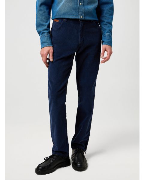 Wrangler Texas Slim Corduroy 14W Jeans Mood Indigo