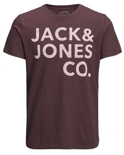 Jack & Jones Core Crew Neck Rinner Logo Print T-shirt Sassafras | Jean Scene
