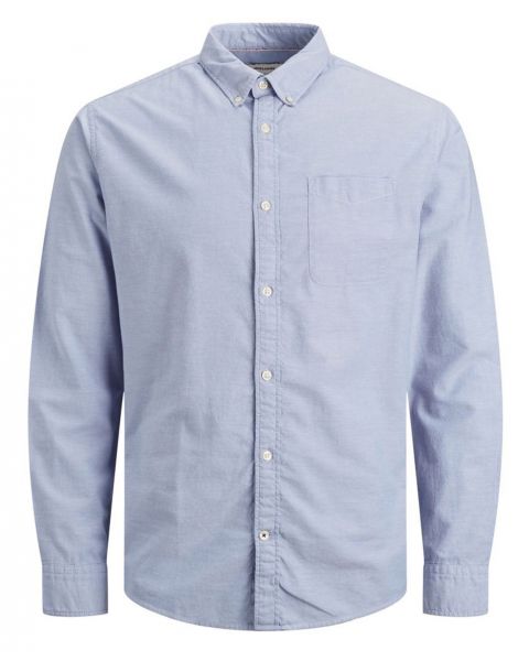 Jack & Jones Oxford Core Long Sleeve Shirt Cashmere Blue