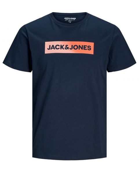Jack & Jones Men's Axelses T-Shirt Navy Blazer | Jean Scene