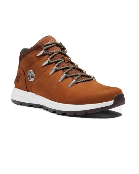 Timberland Sprint Trekker Mid Lace Up Leather Boots Rust