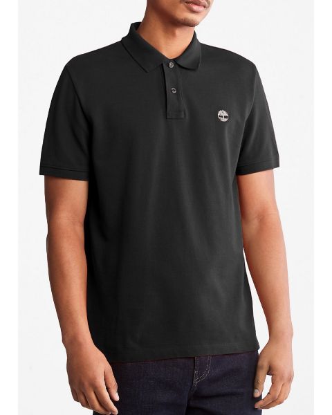 Timberland Basic Pique Polo Shirt Black