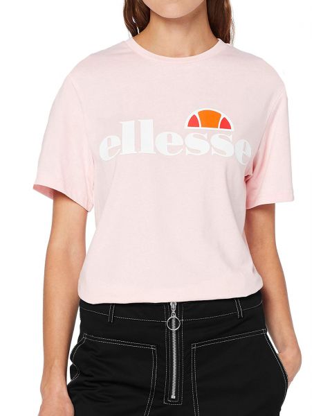 Ellesse Womens Logo T-Shirt Short Sleeve Light Pink | Jean Scene