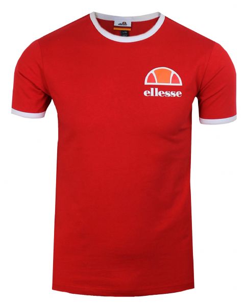 Ellesse Logo T-Shirt Short Sleeve Red | Jean Scene