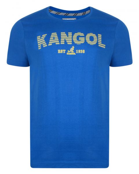 Kangol Crew Neck Logo T-shirt Ocean Blue Image