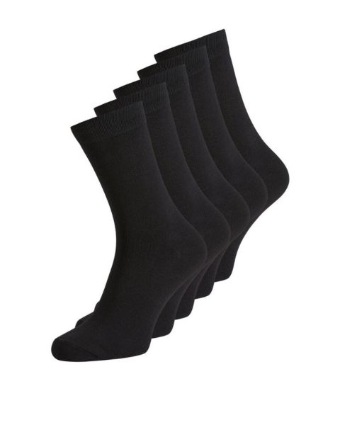 Jack & Jones 5 PACK Basic Socks Black