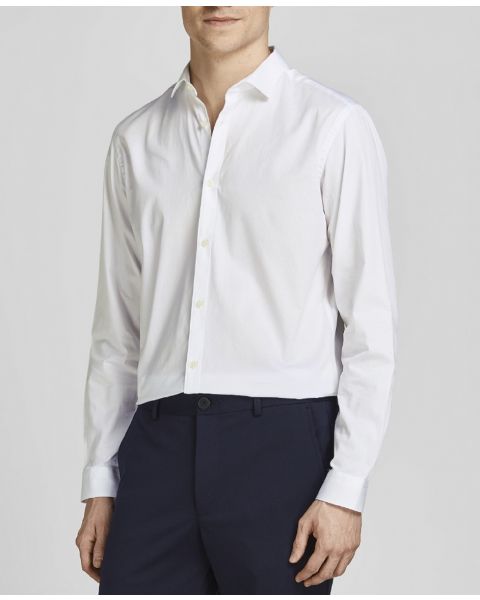 Jack & Jones Premium Long Sleeve Dress Shirt White