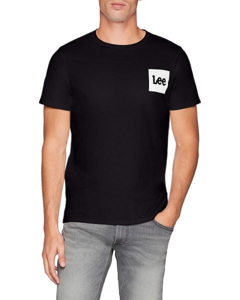 Lee Retro Logo Men's T-Shirt Black | Jean Scene