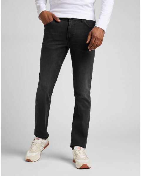 Lee Daren Zip Regular Straight Denim Jeans Asphalt Rocker
