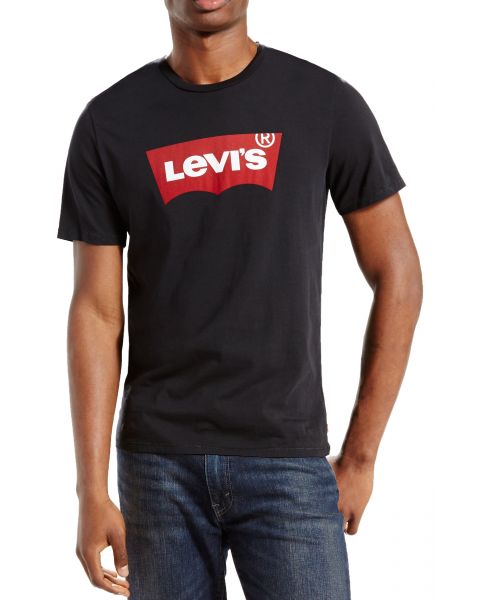Levis Graphic Batwing Men's T-Shirt Black | Jean Scene