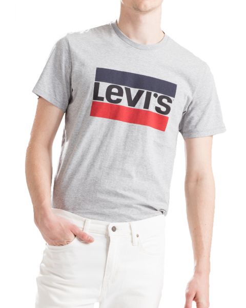 Levis 84 Sportswear Men's T-Shirt Midtone Grey | Jean Scene