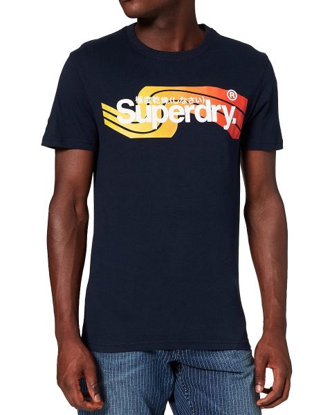Superdry Classic Cali Crew Neck T-Shirt Nautical