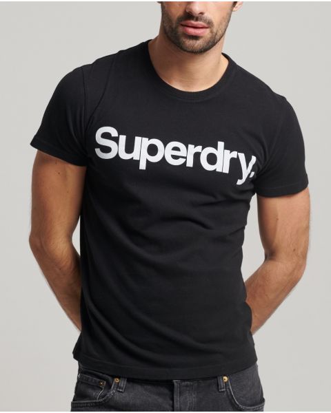 Superdry Classic Logo Crew Neck T-Shirt Black