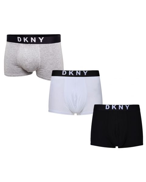 DKNY New York 3 PACK Trunks Black/White/Grey