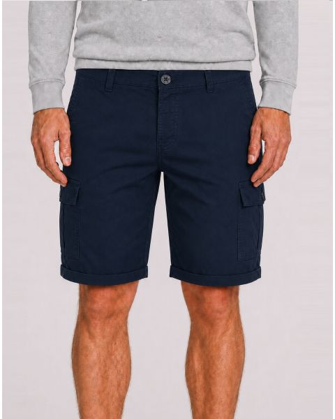 Lee Cooper Casual Mallon Cargo Bermuda Shorts Dark Denim | Jean Scene