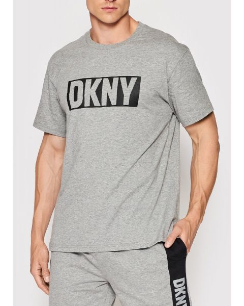 DKNY Bandits Crew Neck T-Shirt Grey Marl | Jean Scene