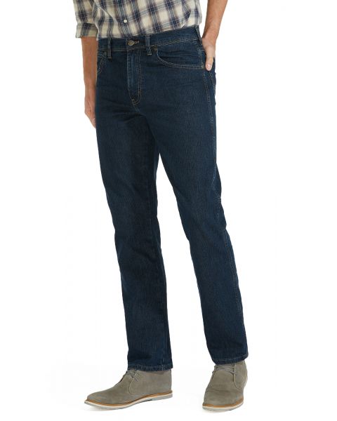 Wrangler Durable Stretch Denim Jeans Darkstone Blue | Men's Wrangler Jeans | Jean Scene