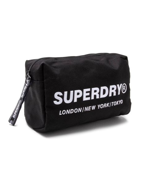 Superdry Small Wash Bags Black