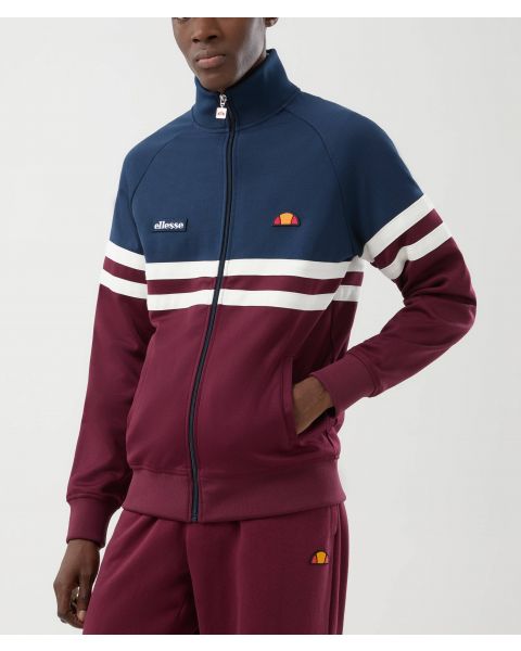 Ellesse Rimini Track Jacket Burgundy Navy
