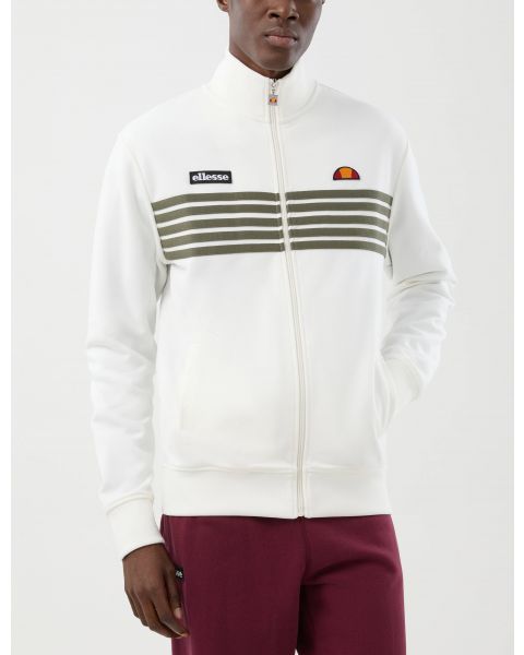 Ellesse Vicenza Track Jacket Ecru Olive