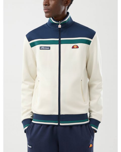 Ellesse Vignola Track Jacket Ecru Navy