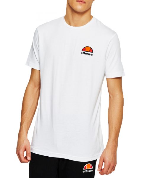Ellesse Logo T-Shirt Short Sleeve Optic White | Jean Scene