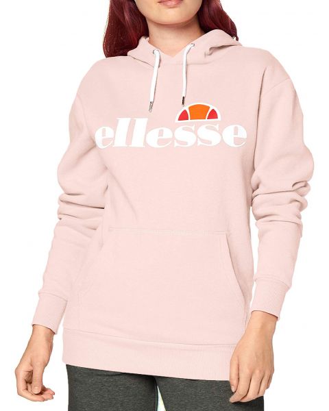Ellesse Womens Women's Torices Logo Overhead Hoodie Light Pink | Jean Scene