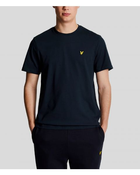 Lyle & Scott Plain Crew Neck T-Shirt Navy