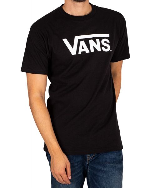 VANS Classic Print Crew Neck T-Shirt Black