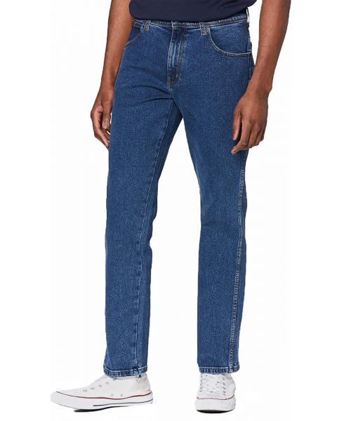 Wrangler Texas Stretch Denim Jeans Blast Blue | Jean Scene