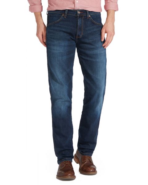 Wrangler Greensboro Modern Straight Denim Jeans El Camino | Jean Scene