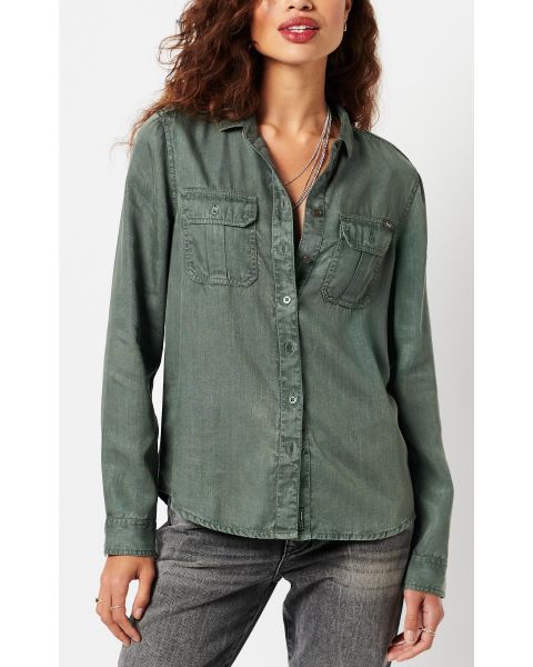 Superdry Military Vintage Shirt Thyme | Jean Scene